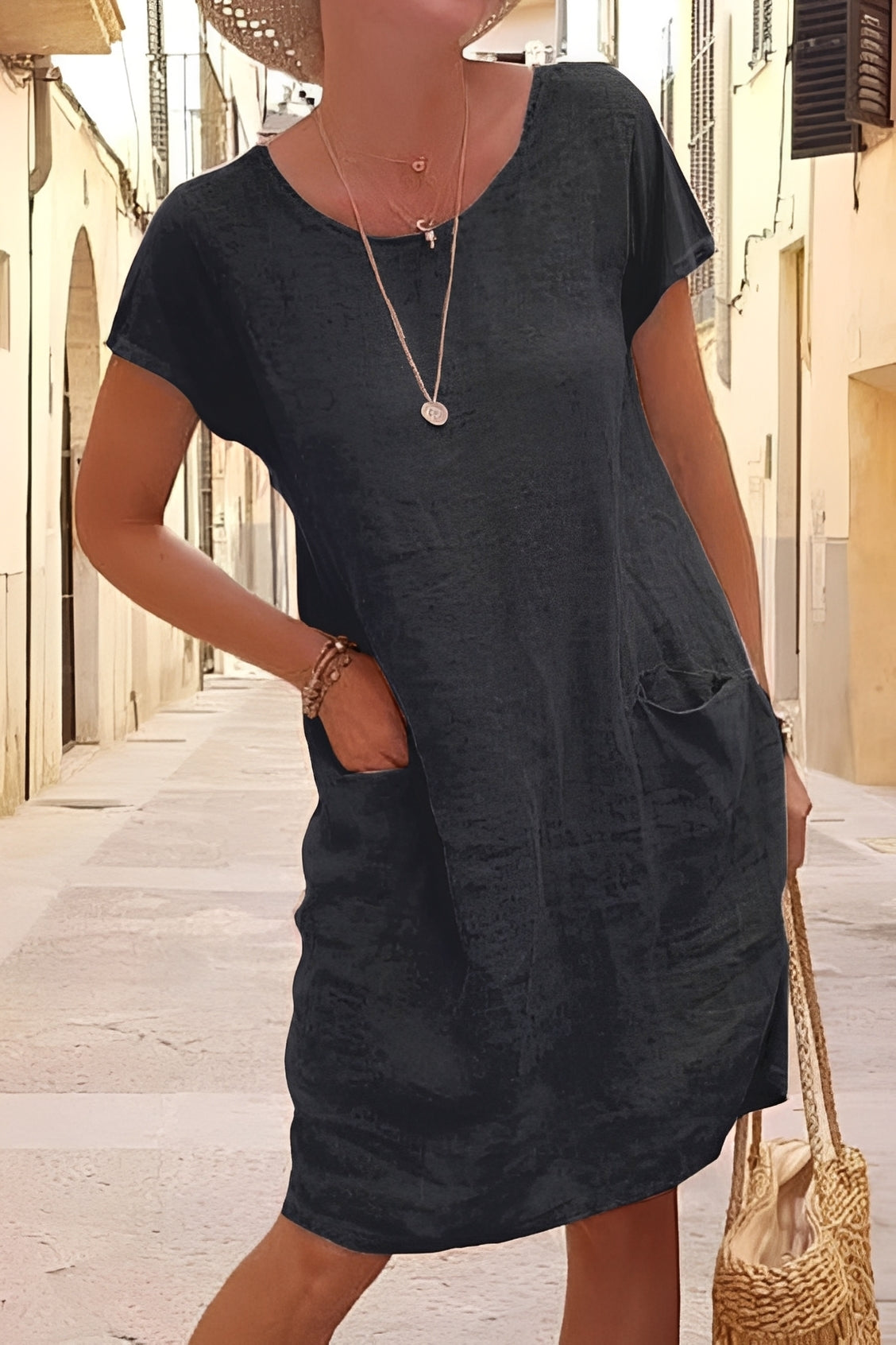 Damen Kleid – Lockeres Kurzarmkleid für leichte Sommerlooks 4