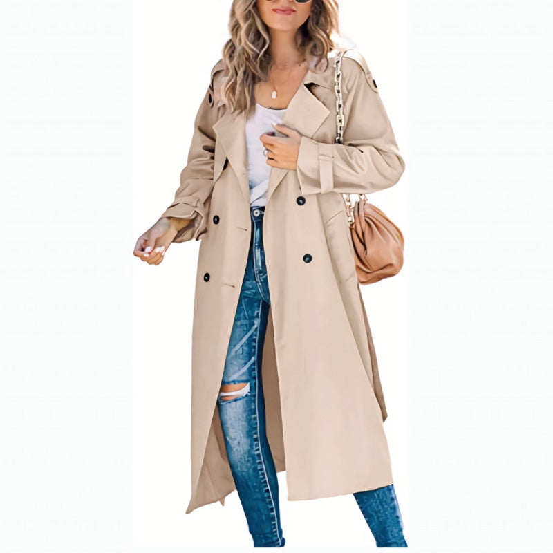 Damen Langschaft-Trenchcoat 4