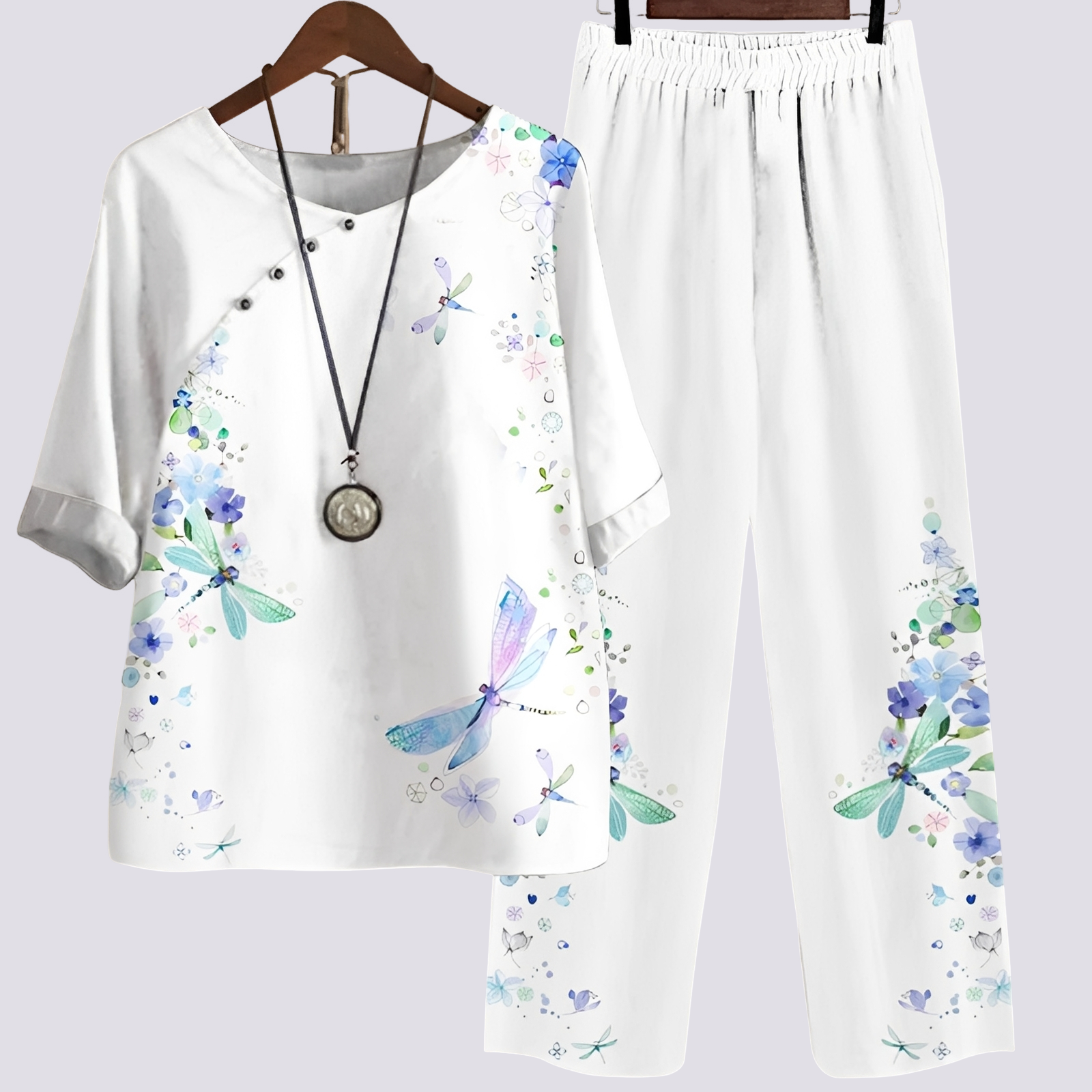 Damen Set – Zweiteiliges Outfit mit modernem Muster 3