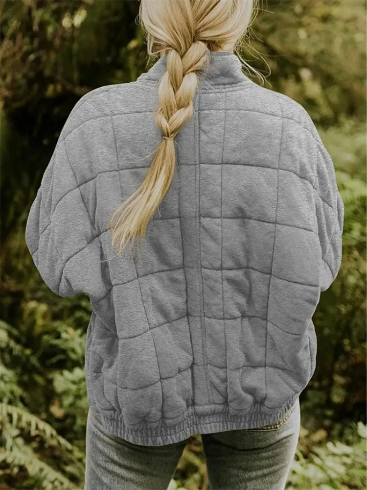 Damen Übergangsjacke: Dick gefüttert, Oversize 5