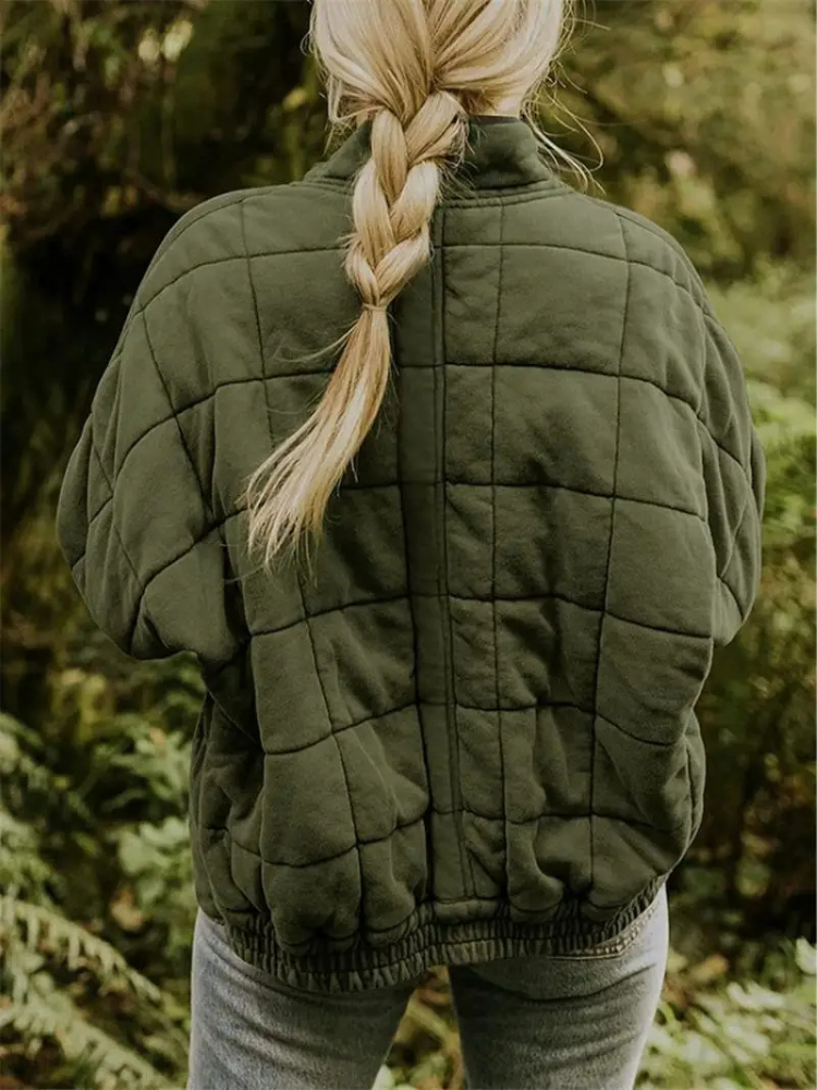 Damen Übergangsjacke: Dick gefüttert, Oversize 6