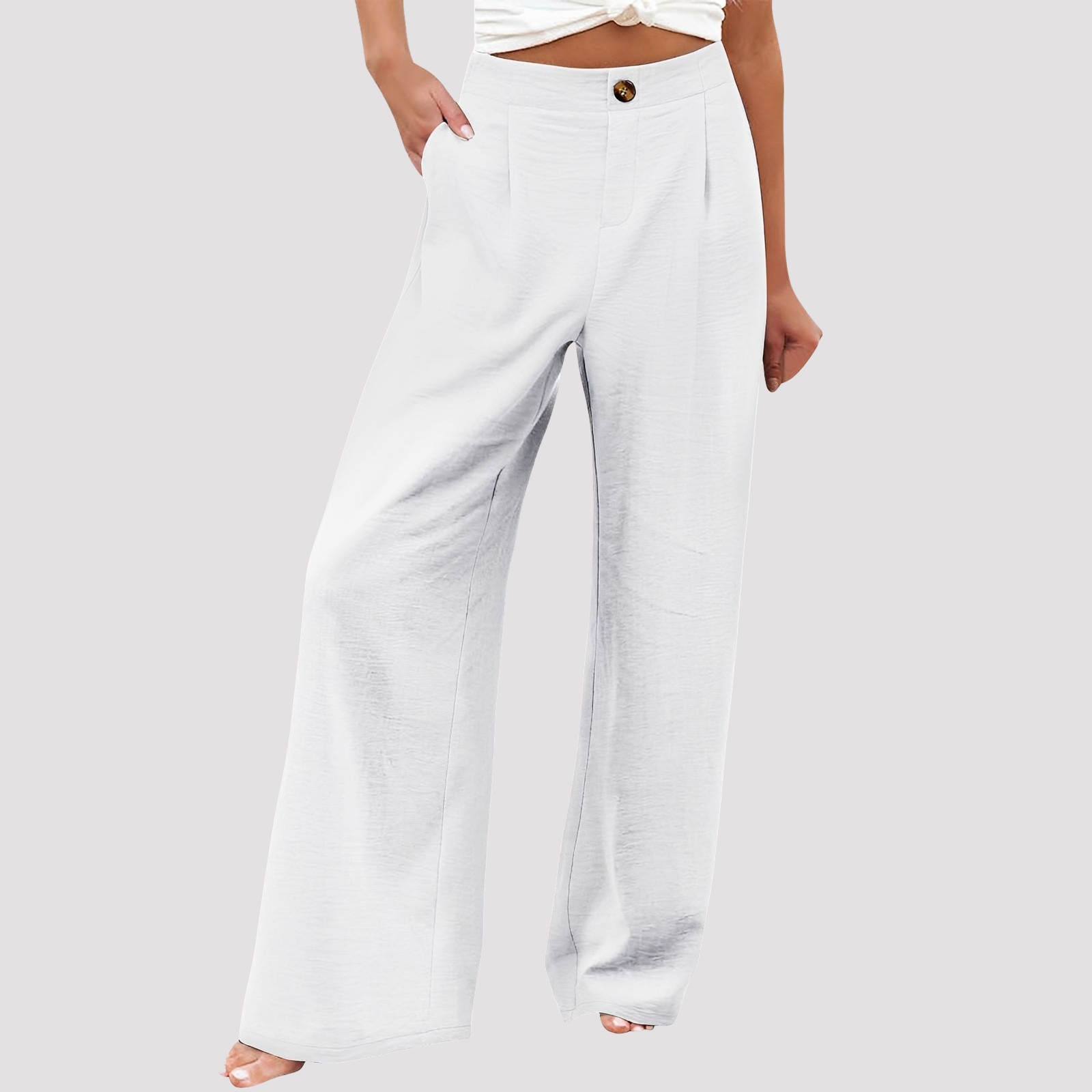 Damenhose | Weites Bein & High-Waist-Komfort