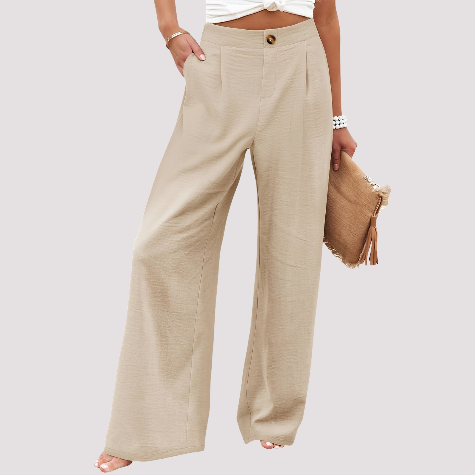Damenhose | Weites Bein & High-Waist-Komfort