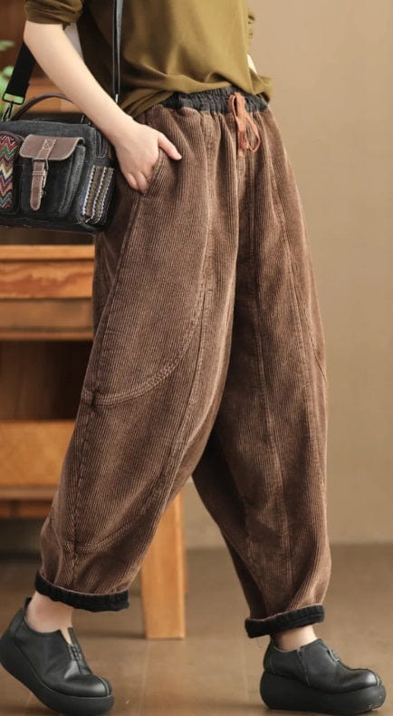 Damenmodische Cordhose