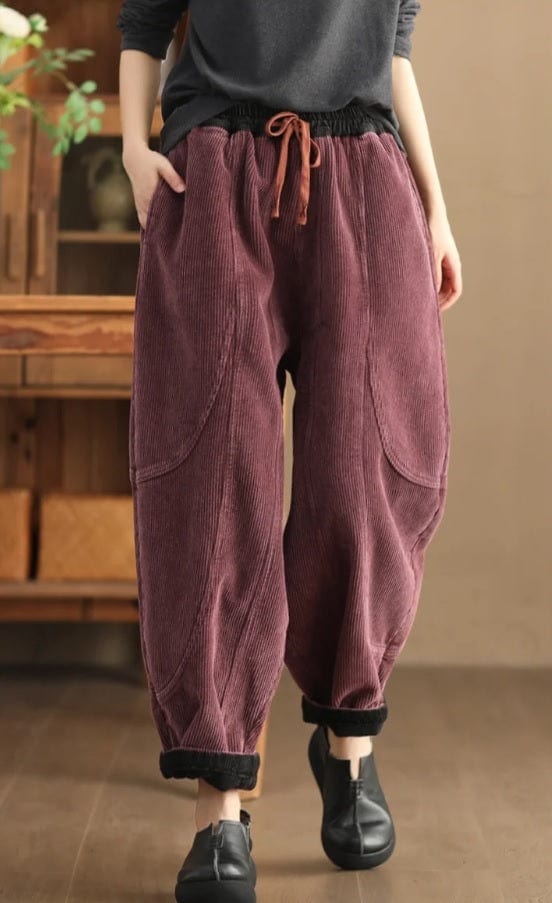 Damenmodische Cordhose