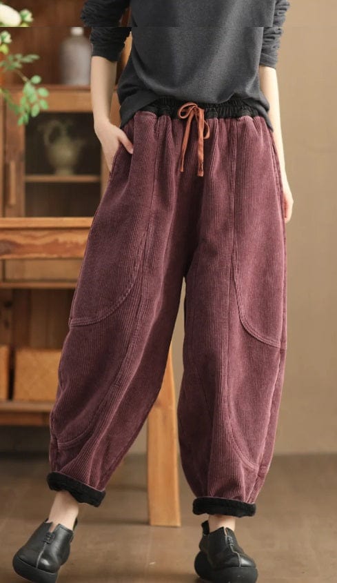 Damenmodische Cordhose