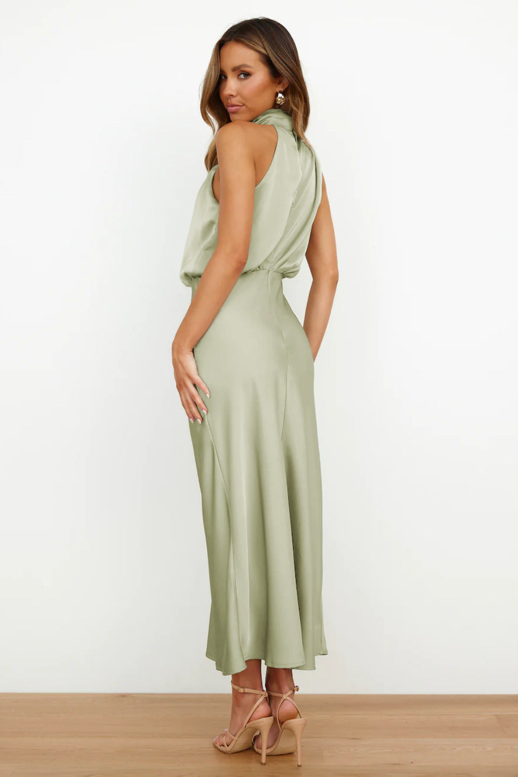 Doris | Damen Schickes Neckholder Abendkleid 2