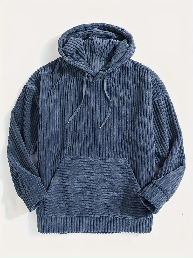 Drune | Corduroy Komfort Hoodie Sweatshirt 0