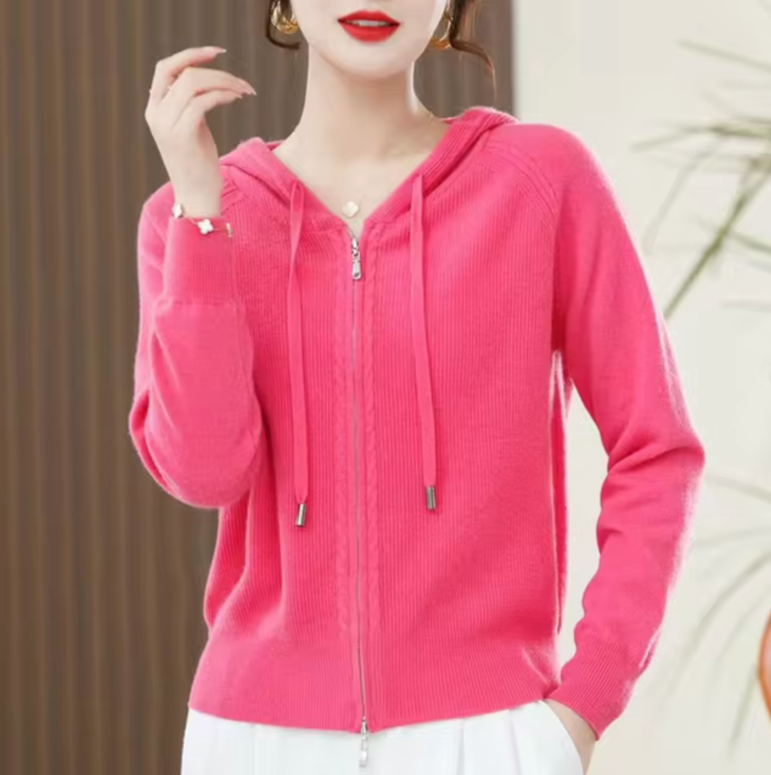 Drune | Gestrickter Hoodie 1