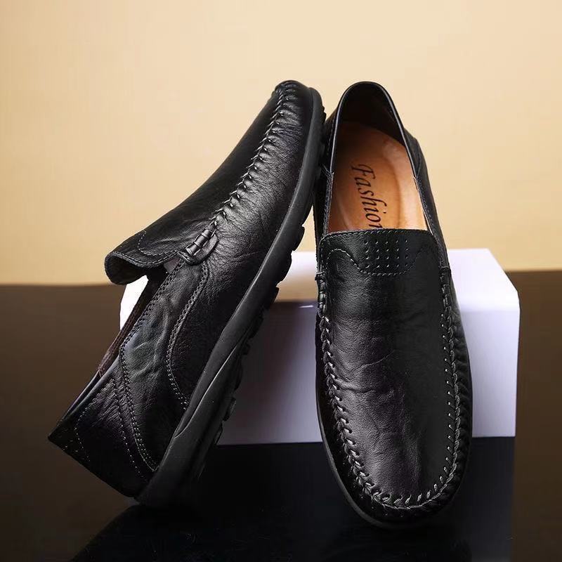 Echoarchiv | Herren Sommer Loafer Schwarz 3