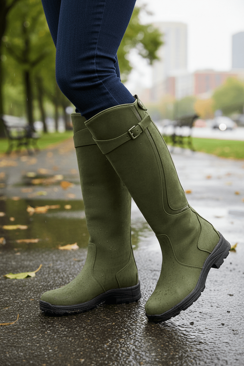 Gummistiefel Damen | Rutschfest & Wasserdicht 2
