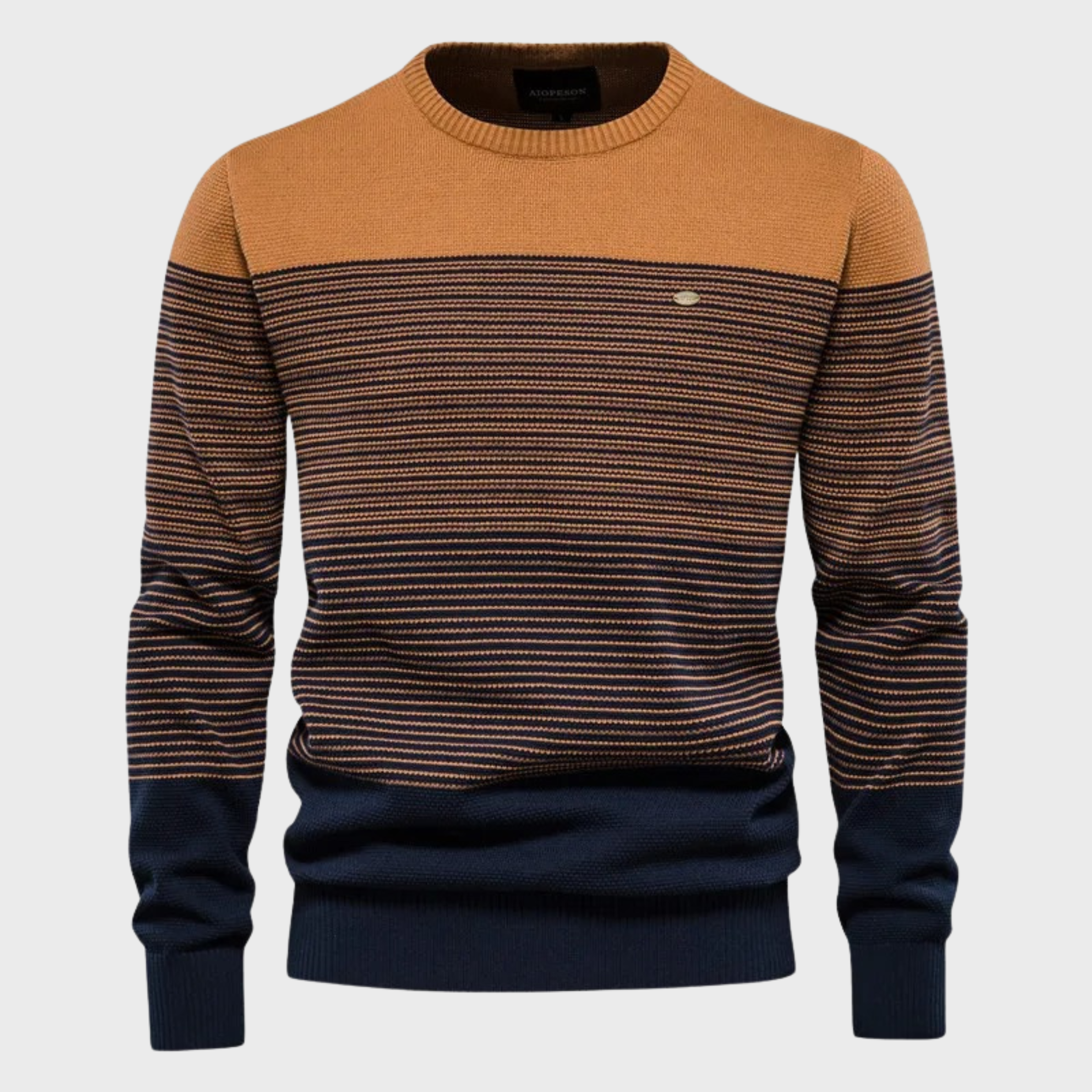 Edwin - Lässiger Pullover mit O-Ausschnitt 1