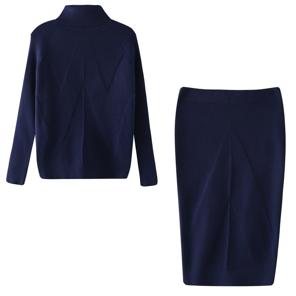 Ein super kuscheliges Strickkleid für die kalten Tage
