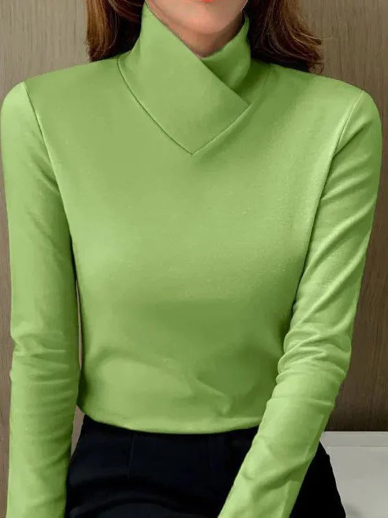 Elegante Bluse mit Stehkragen 1