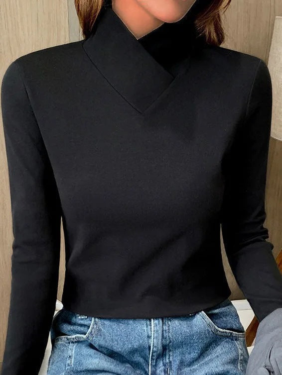 Elegante Bluse mit Stehkragen 3