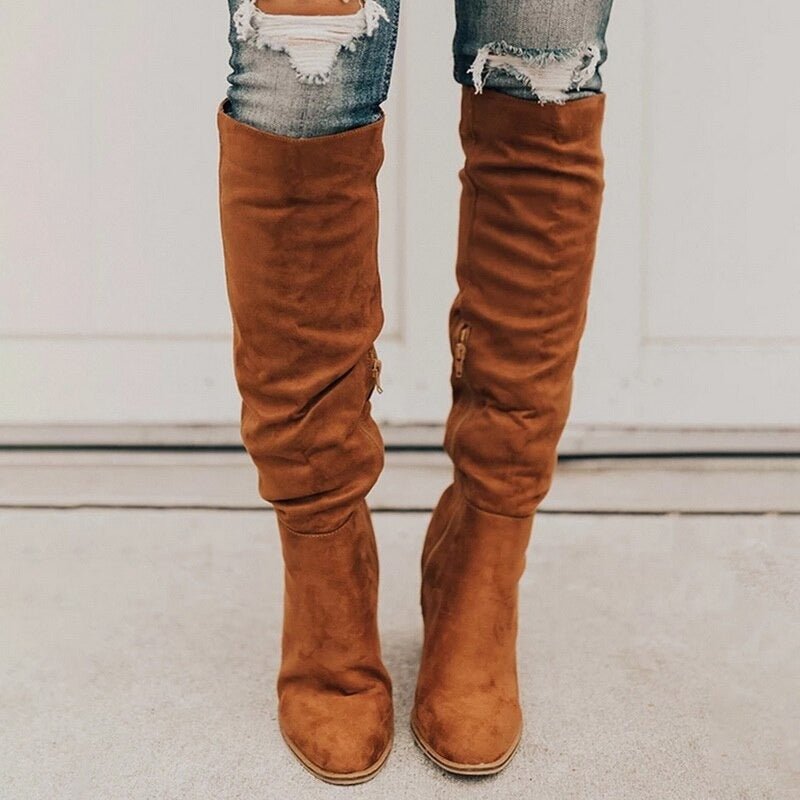 Elegante Kniehohe Damen-Stiefel 6