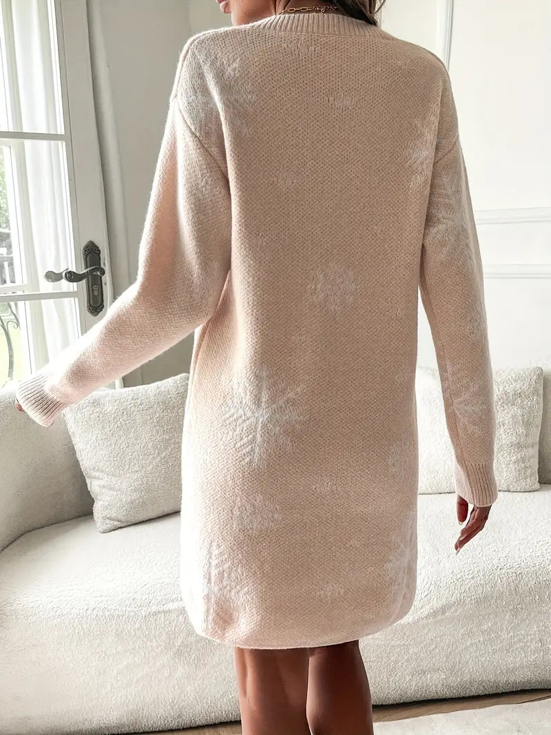 Elegantes Mini-Strickkleid