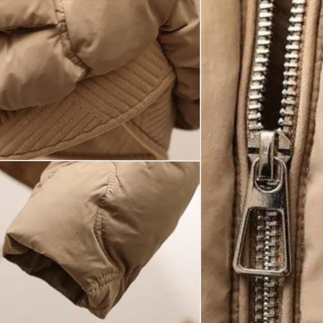 Elena - Daunenpufferjacke mit Kapuze