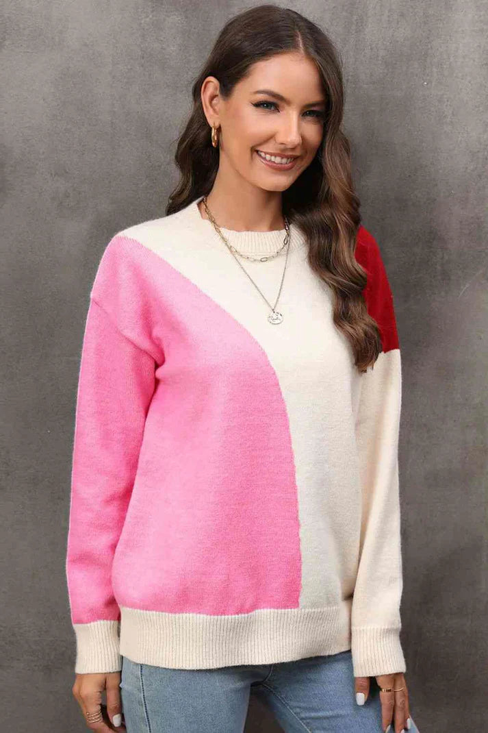 Emma - Bunter Eleganter Pullover