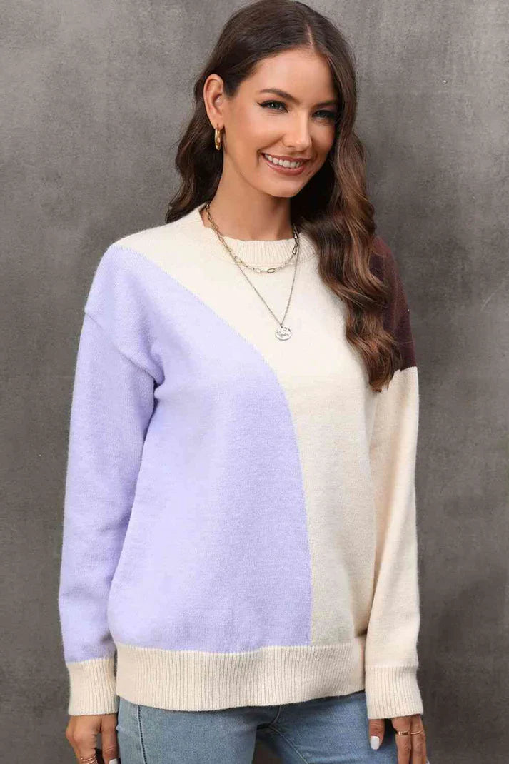Emma - Bunter Eleganter Pullover