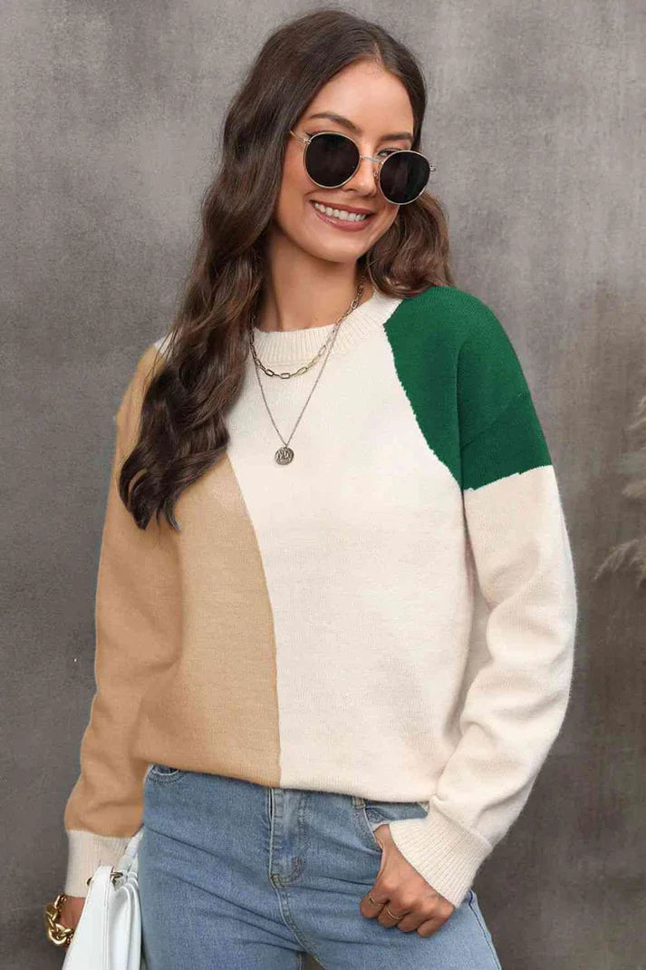 Emma - Bunter Eleganter Pullover