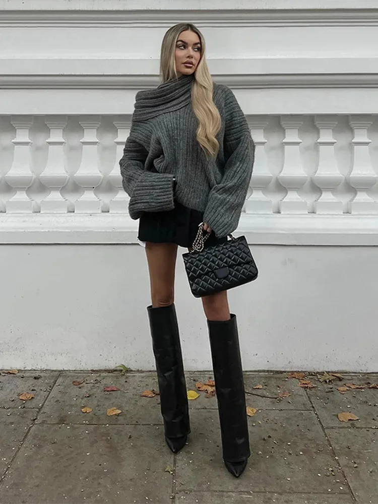 Emma - Klassischer einfarbiger Pullover