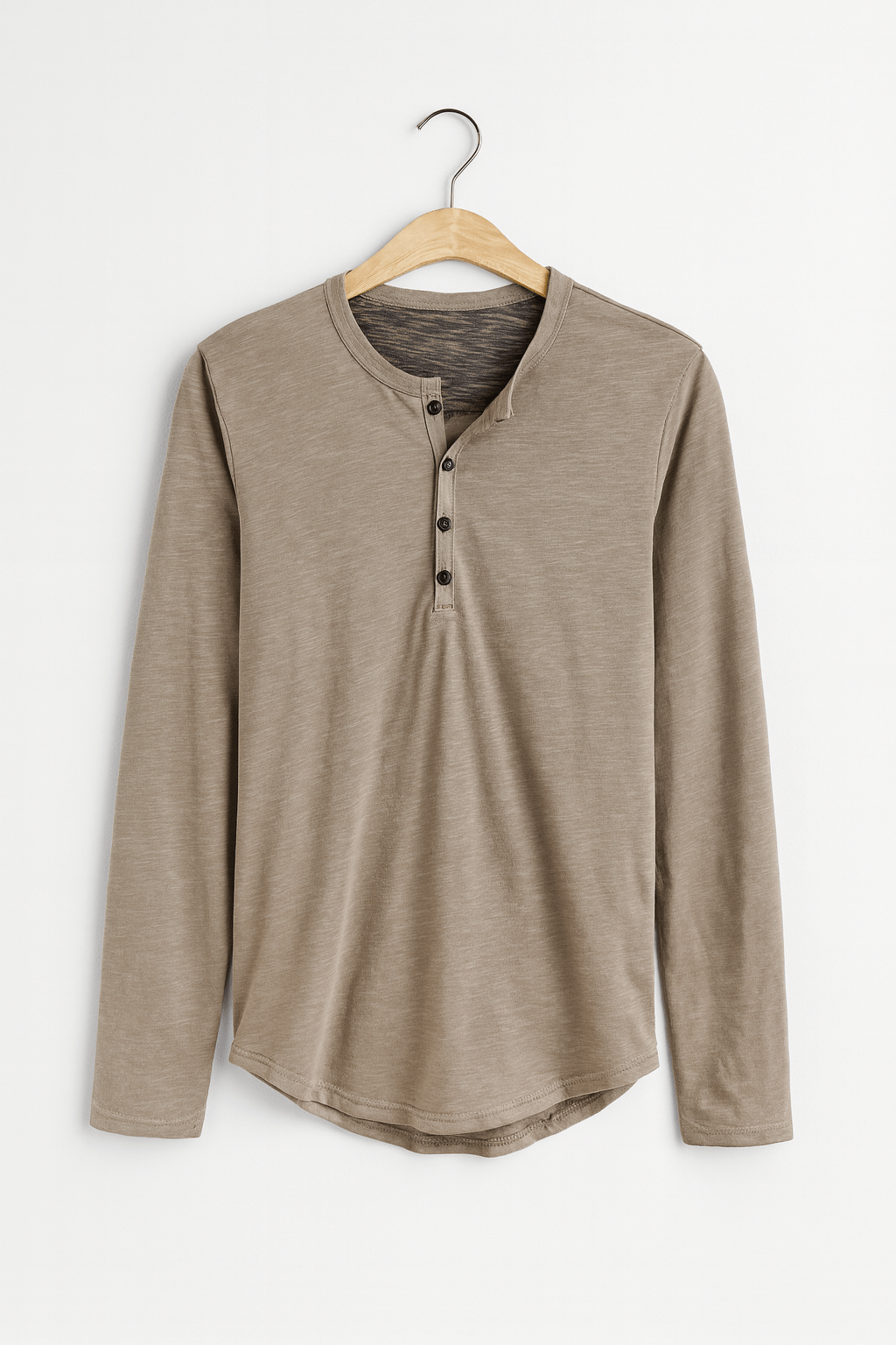 Erik Langarm-Henley-Shirt mit Knopfleiste 3