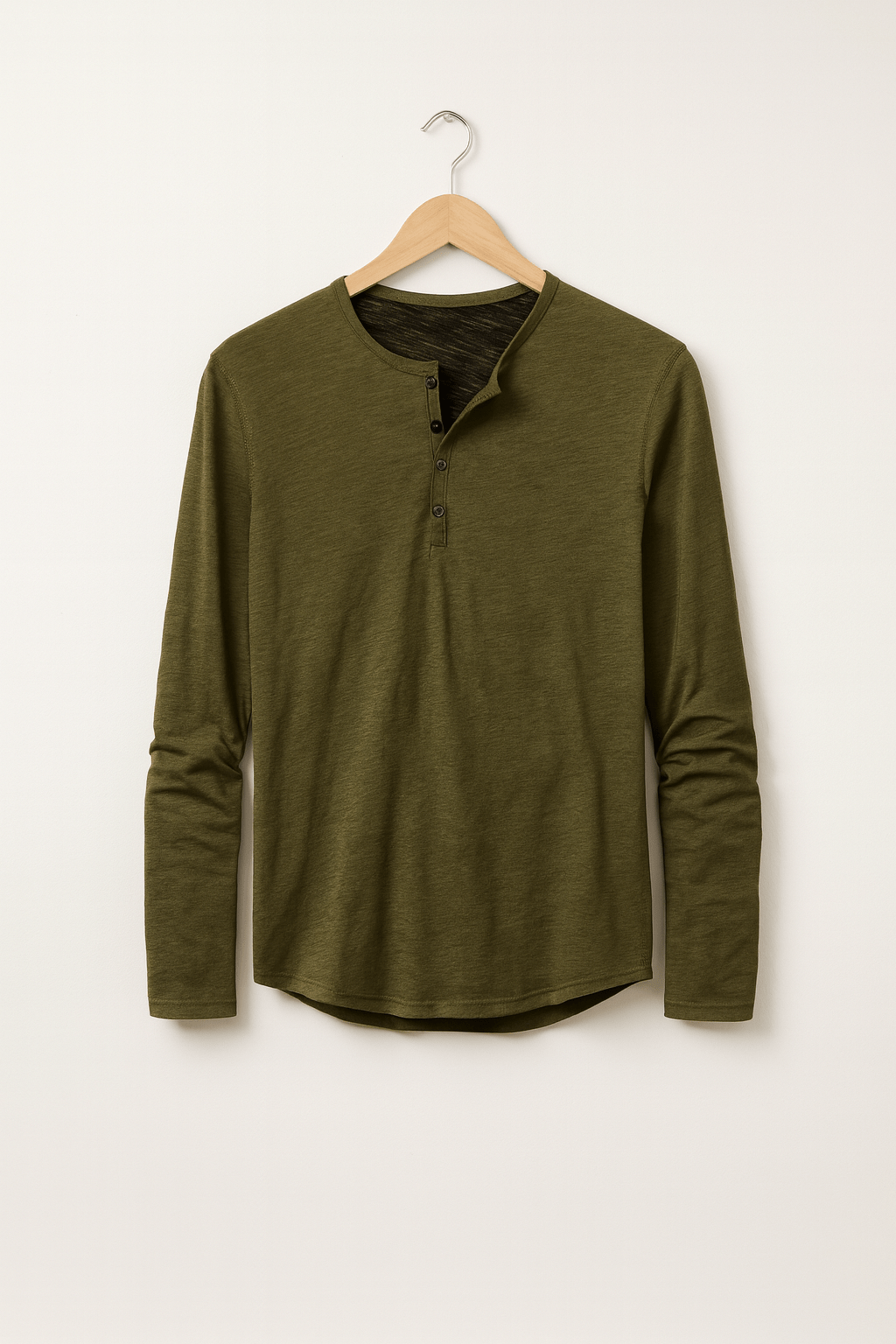 Erik Langarm-Henley-Shirt mit Knopfleiste 5