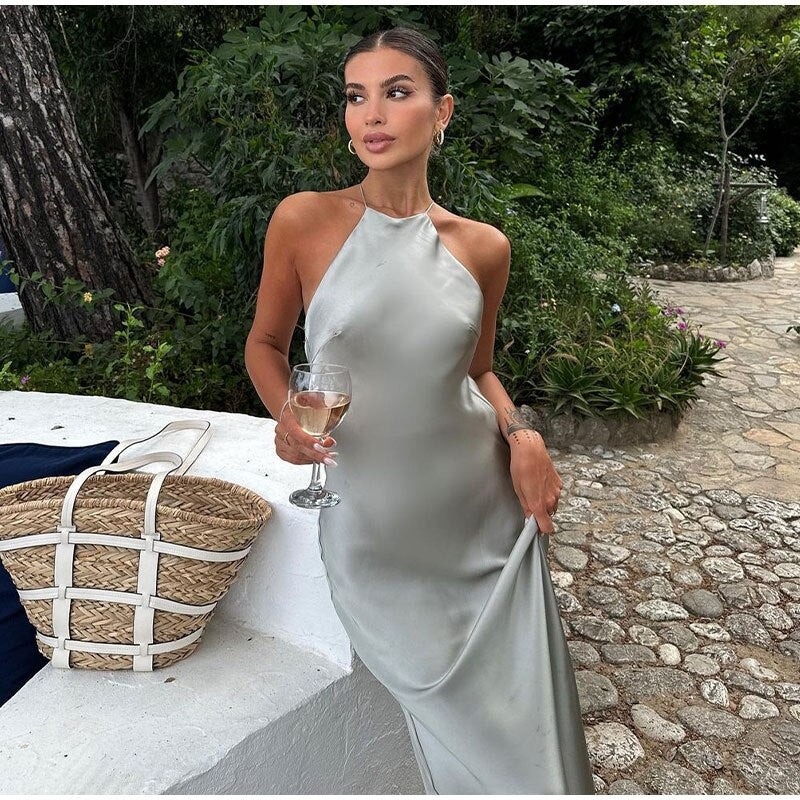 Feminine Langes Kleid für Frauen - Lozenda