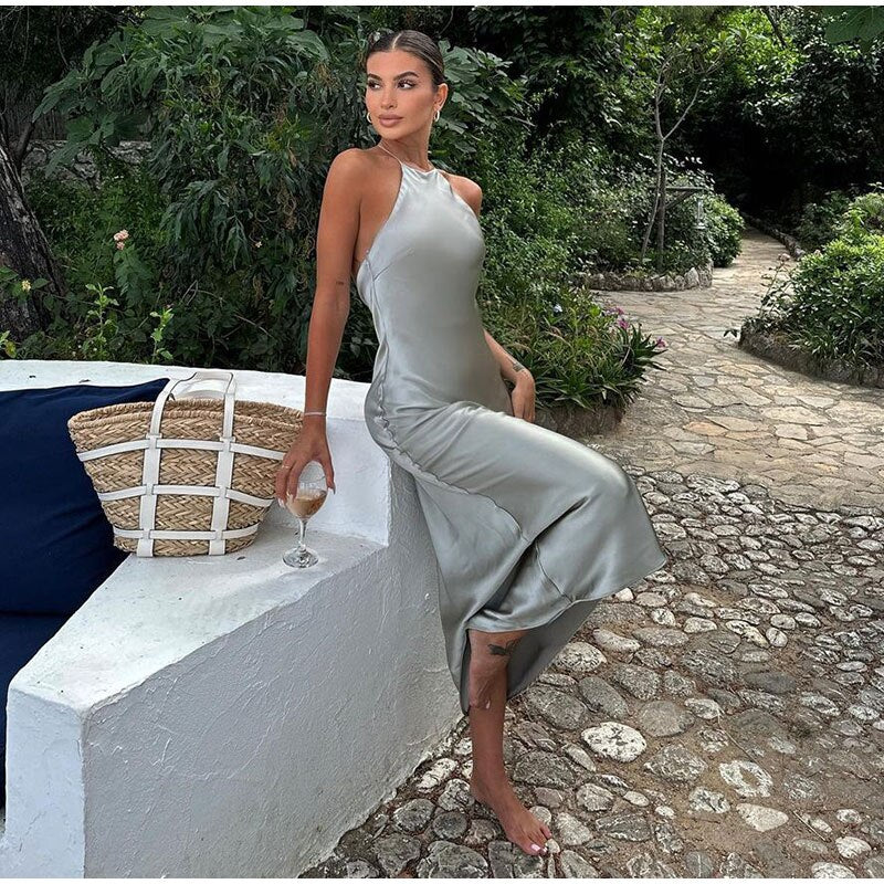 Feminine Langes Kleid für Frauen - Lozenda