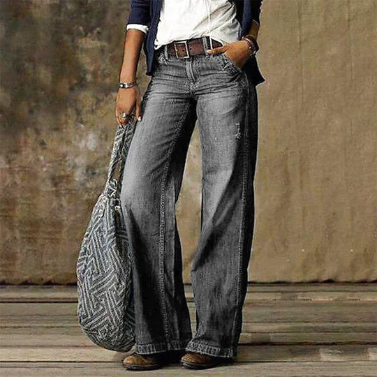 Jeans Damen | Hoher Bund & Weites Bein 3