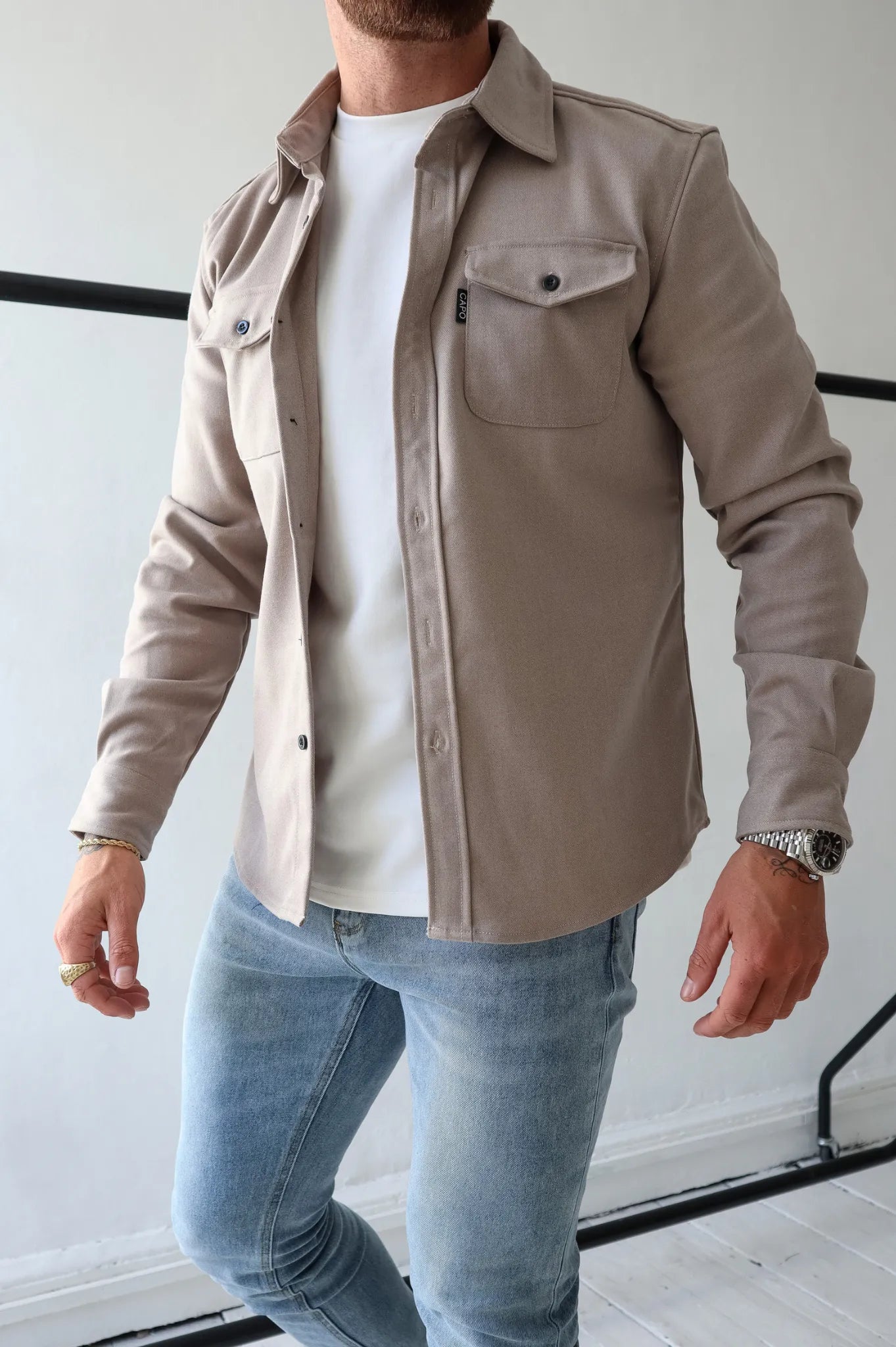 Gabriel - Hemdjacke mit Knopfleiste 2