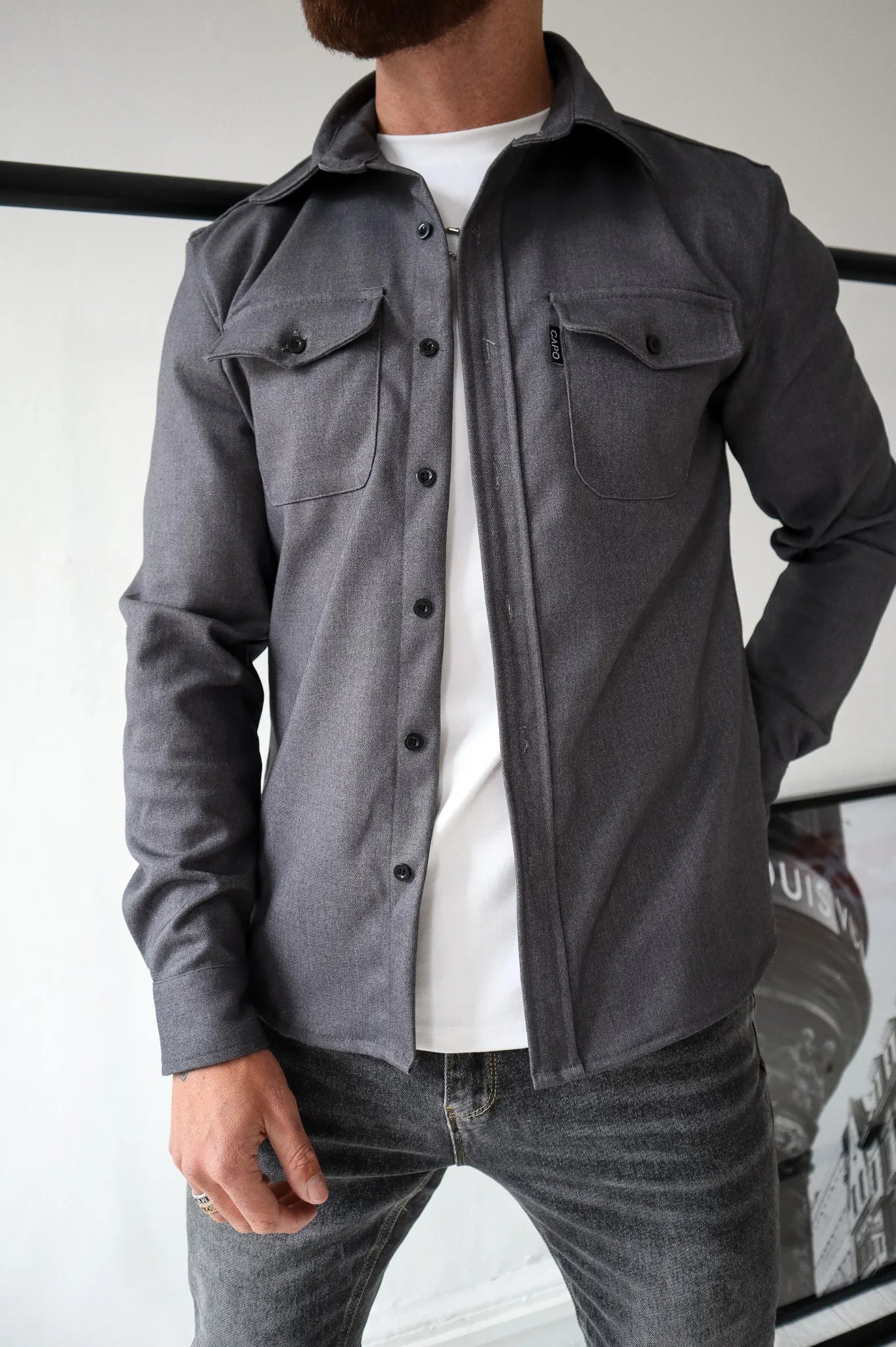 Gabriel - Hemdjacke mit Knopfleiste 5
