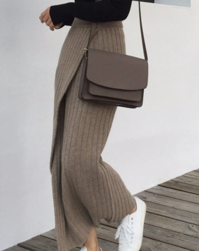 Gemütlicher langer Rippenrock