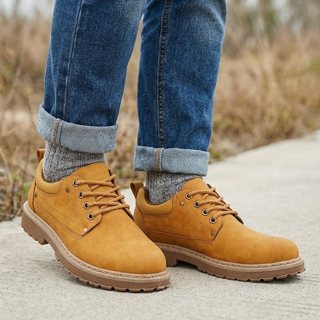 Herren Stiefel Profilsohle Gepolsterter Schaft Regular Fit 2