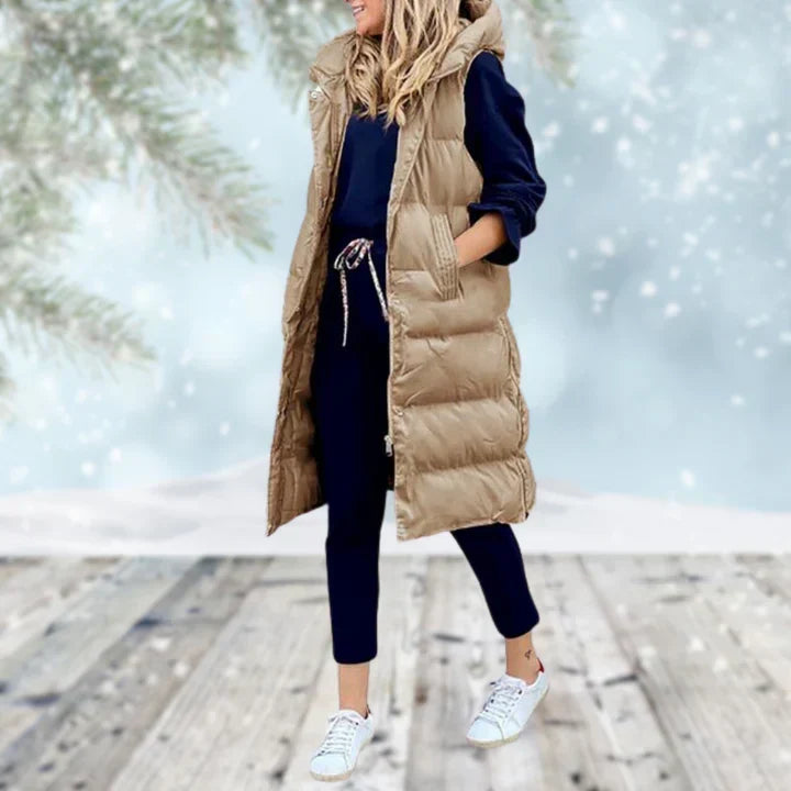 Gesteppte Longweste Damen | Warm & Leicht für den Winter