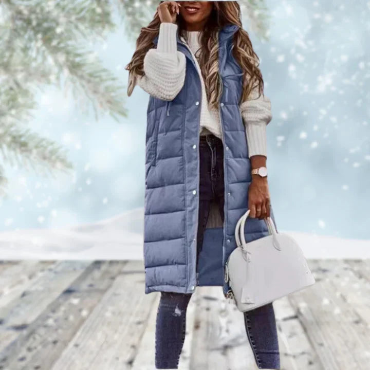 Gesteppte Longweste Damen | Warm & Leicht für den Winter