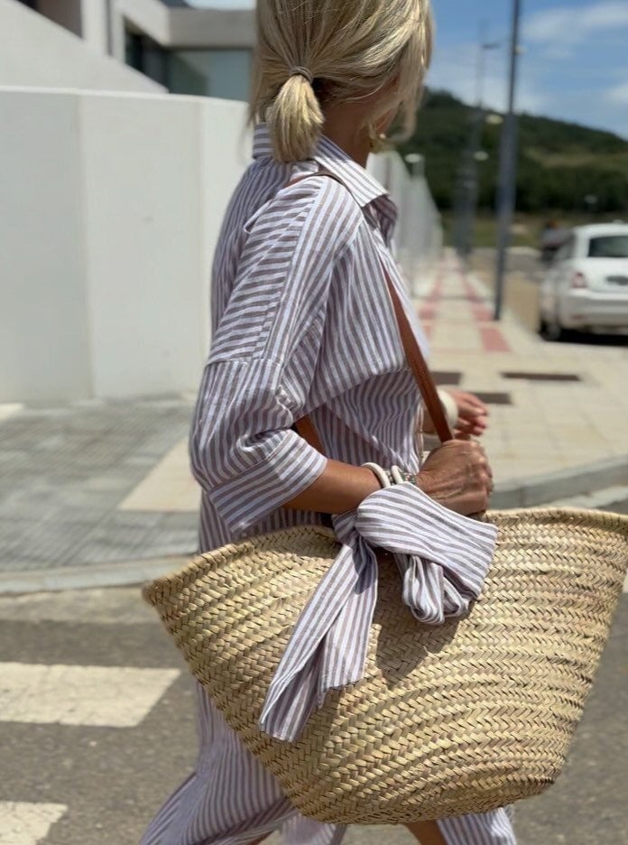 Gestreiftes Hemd Damen | Oversized & Lässig