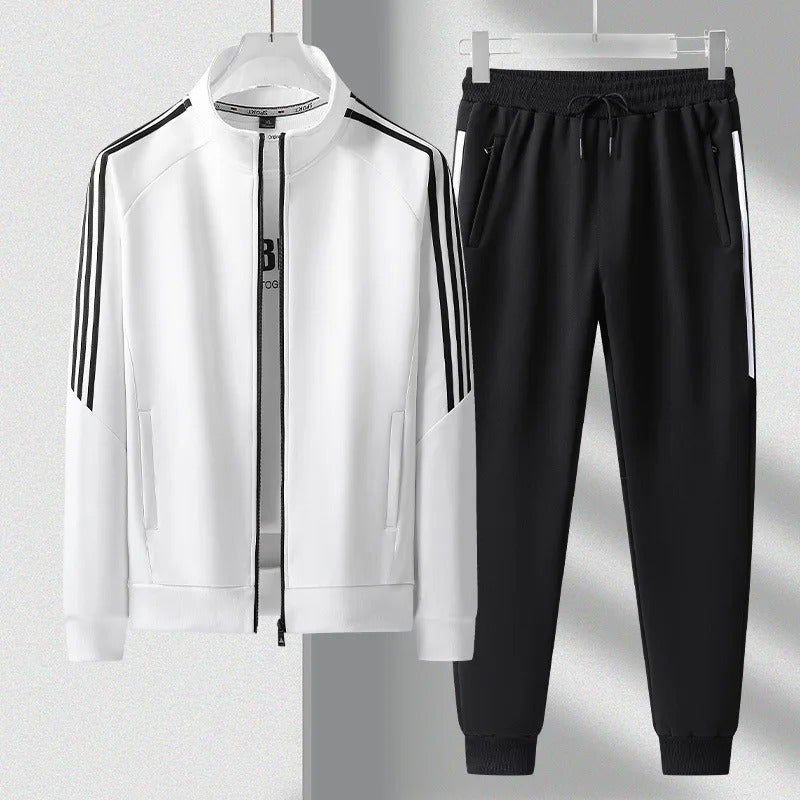 Gilbert - Lässiges Set aus Jacke mit Reißverschluss und Hose für Herren 3