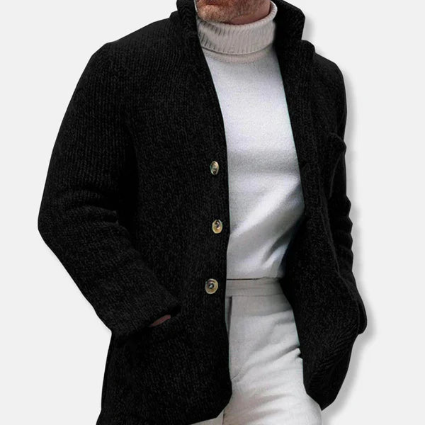 Griffin - Stilvoller, vielseitiger Strickcardigan mit Knöpfen für Herren 0