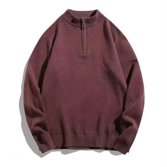 Half-Zip Pullover Herren | Stehkragen & Rippbündchen 10