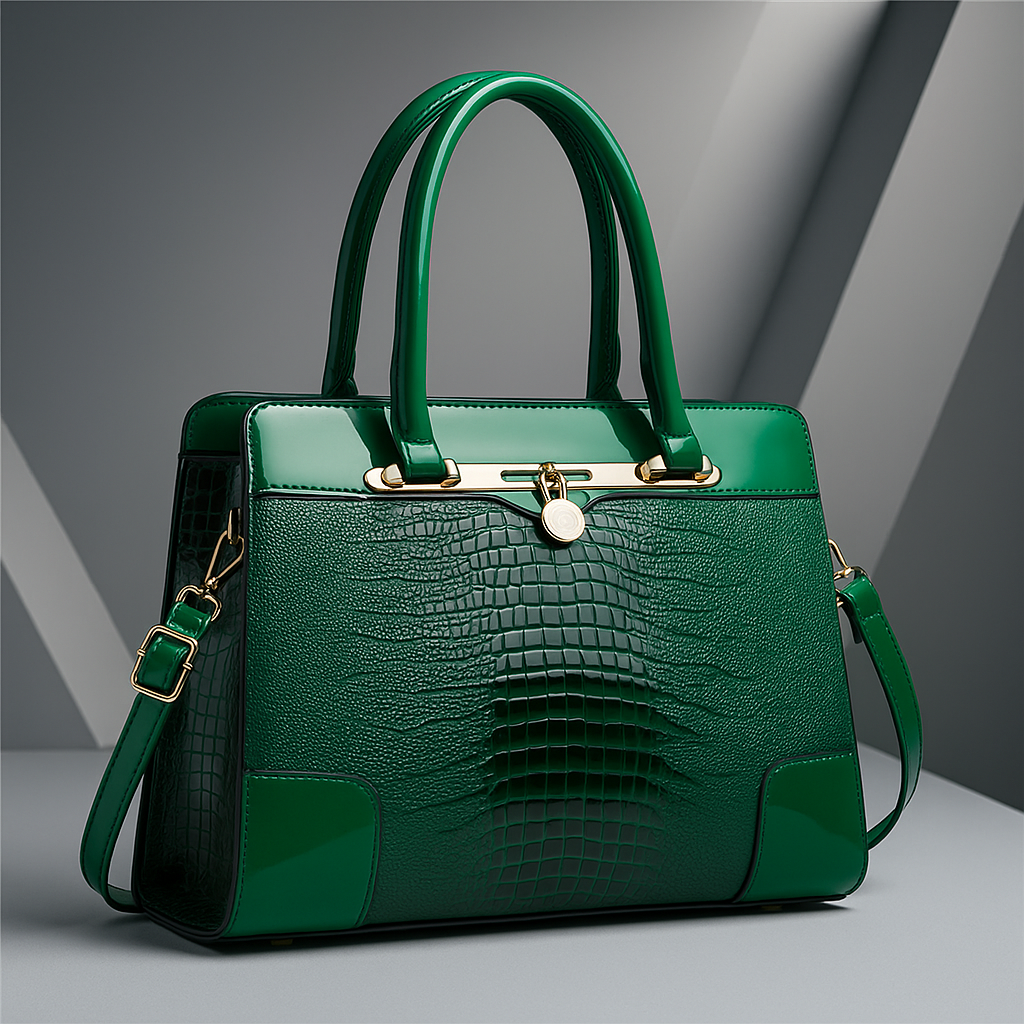Handtasche Damen | Kroko-Optik & Edles Design 10