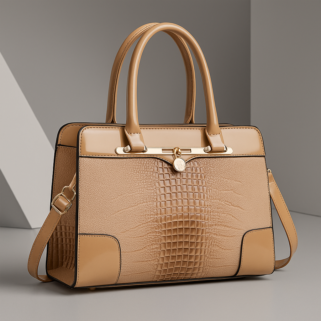 Handtasche Damen | Kroko-Optik & Edles Design 11