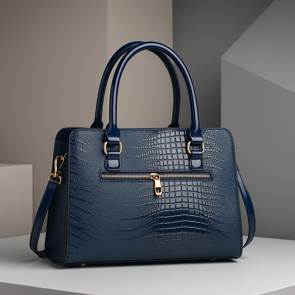 Handtasche Damen | Kroko-Optik & Edles Design 2