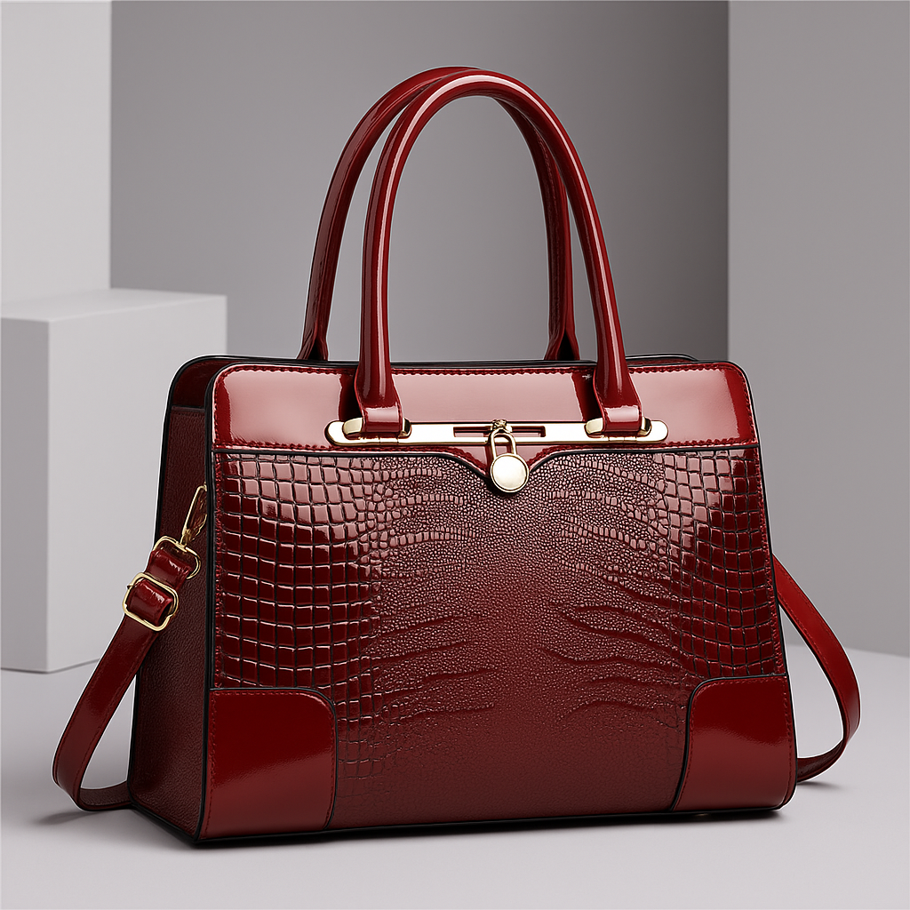 Handtasche Damen | Kroko-Optik & Edles Design 6