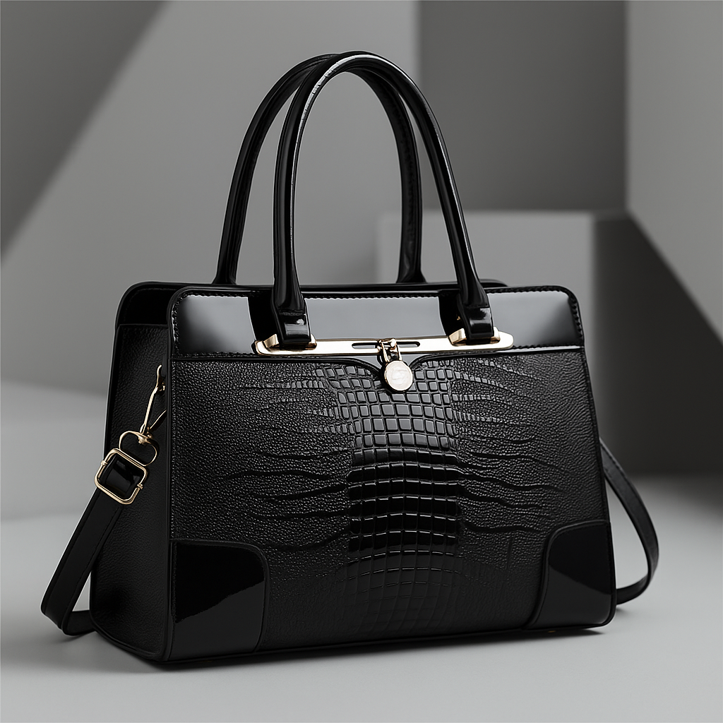 Handtasche Damen | Kroko-Optik & Edles Design 8