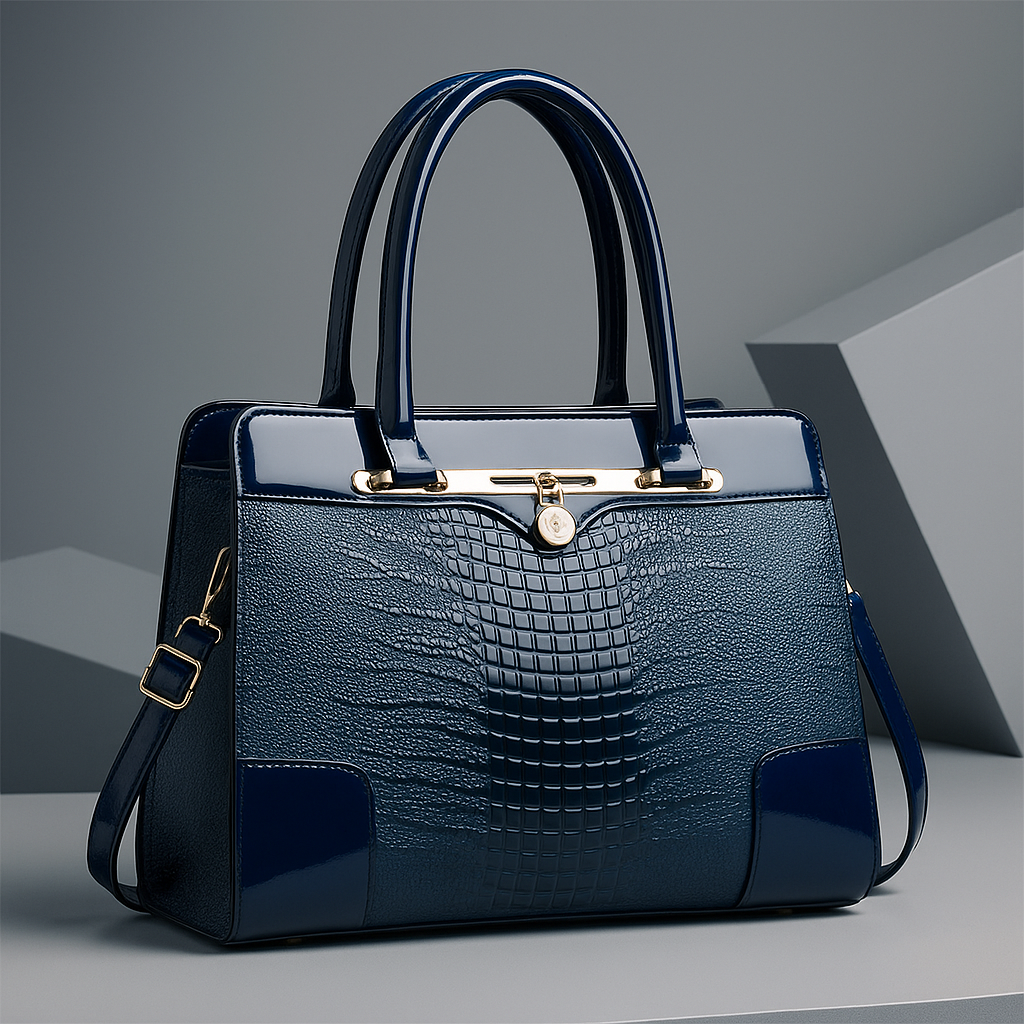 Handtasche Damen | Kroko-Optik & Edles Design 1