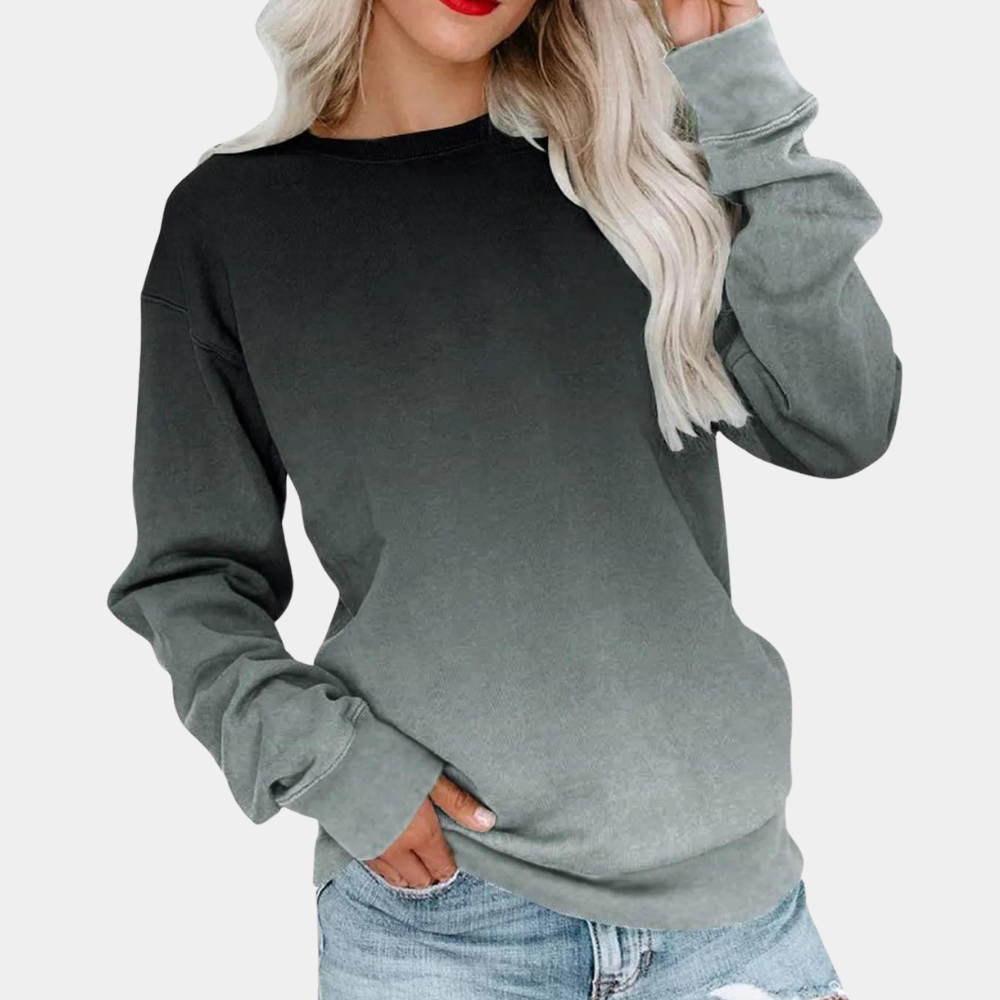 Hazel - Modernes Farbverlauf-Sweatshirt für Damen