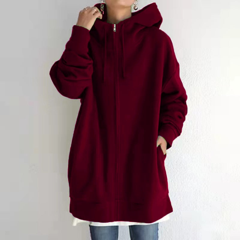 Heidi-Mode - Lange Herbst Strickjacke 10
