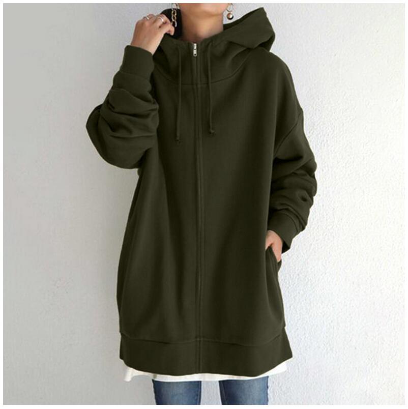 Heidi-Mode - Lange Herbst Strickjacke 6